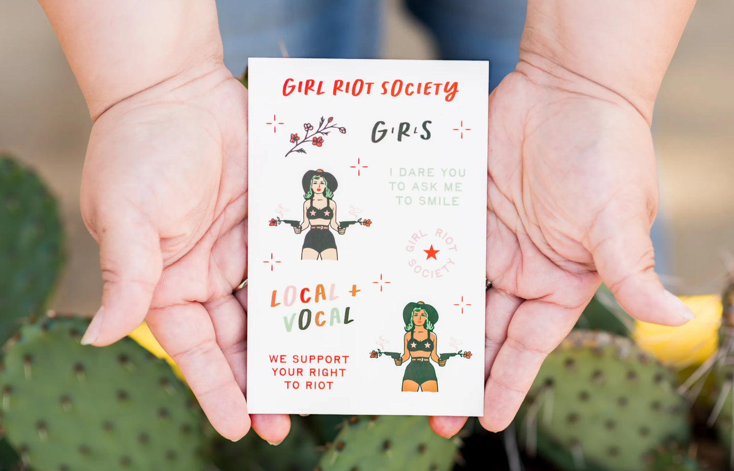 Girl Riot Society Sticker Sheet