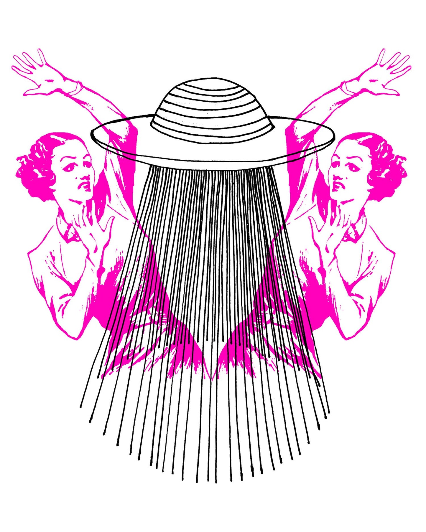UFO Ladies Joan Heavyweight Muscle Tee