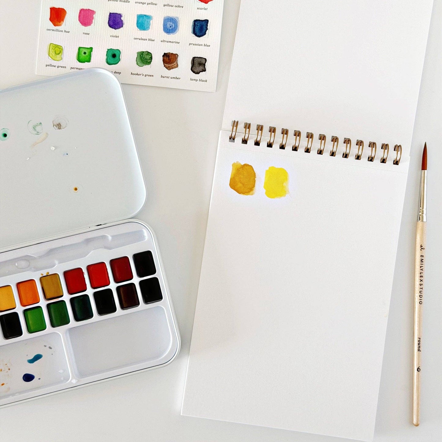 Spiral Watercolor Paper Pad - emily lex studio