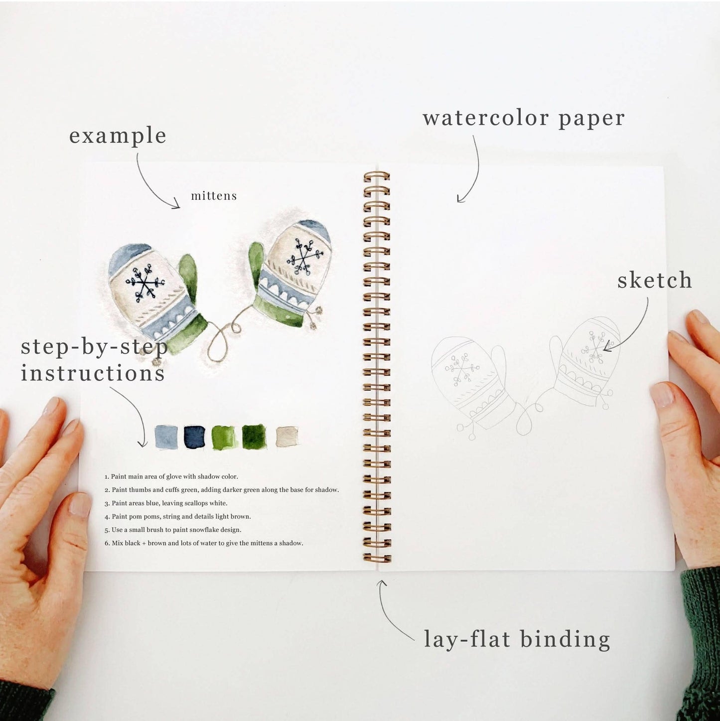 Winter Watercolor Workbook - emily lex studio