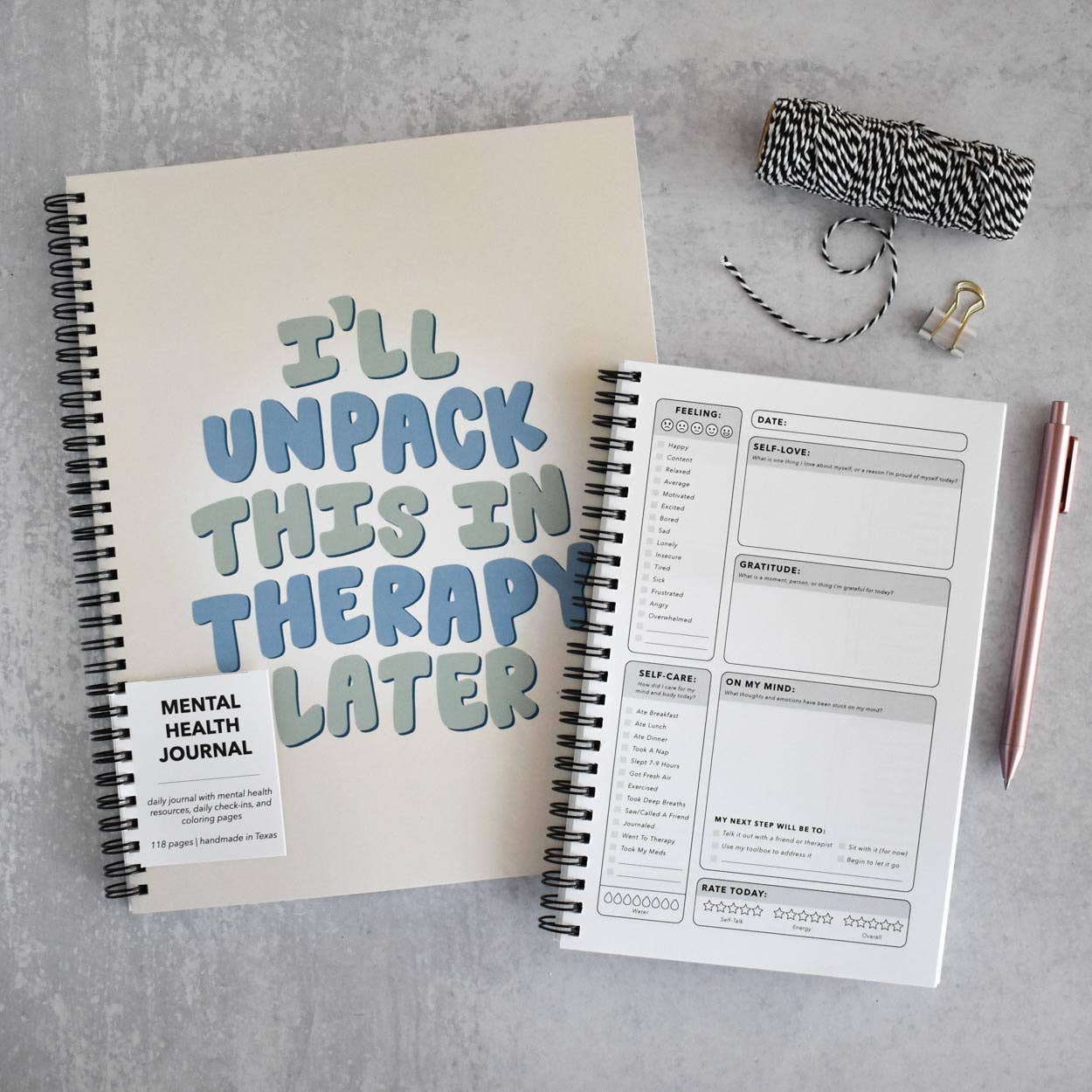 I'll Unpack This In Therapy - Mental Health Journal
