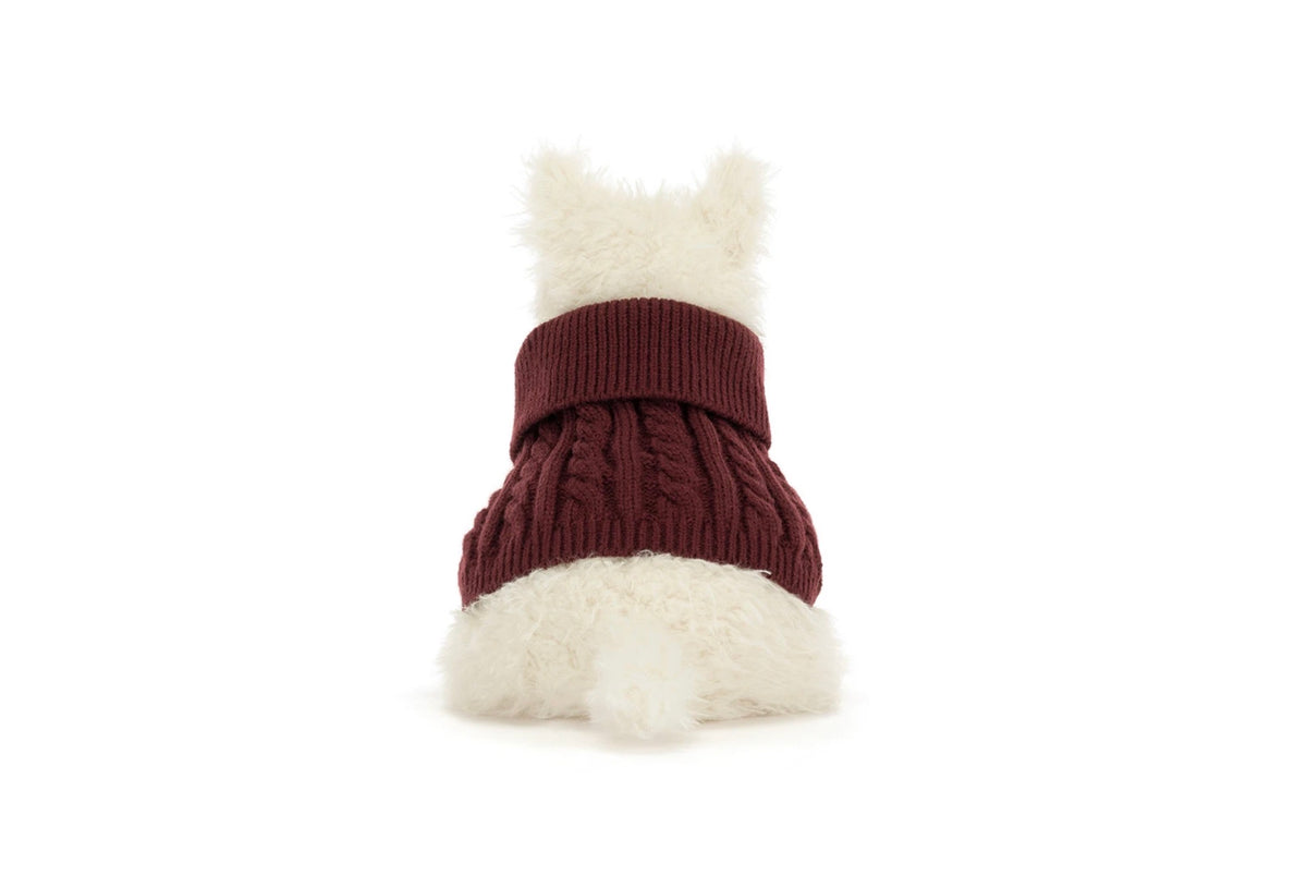 Munro Scottie Dog 'Winter Jumper' - JELLYCAT