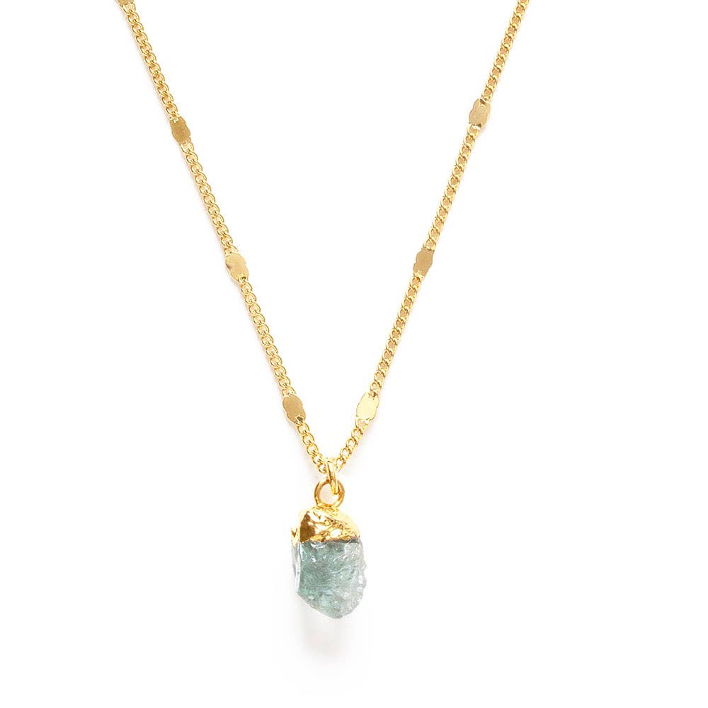 Raw Cut Gemstone Necklaces - Amano Studio