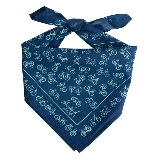 No. 052 Bikes Blue Bandana