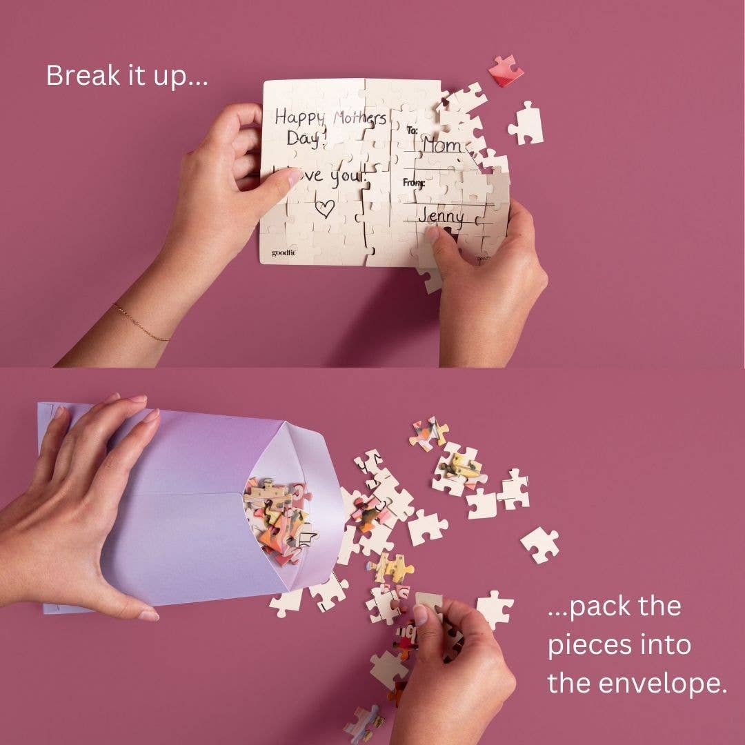 Postcard Puzzle - Thanks A Bunch - Goodfit Puzzles