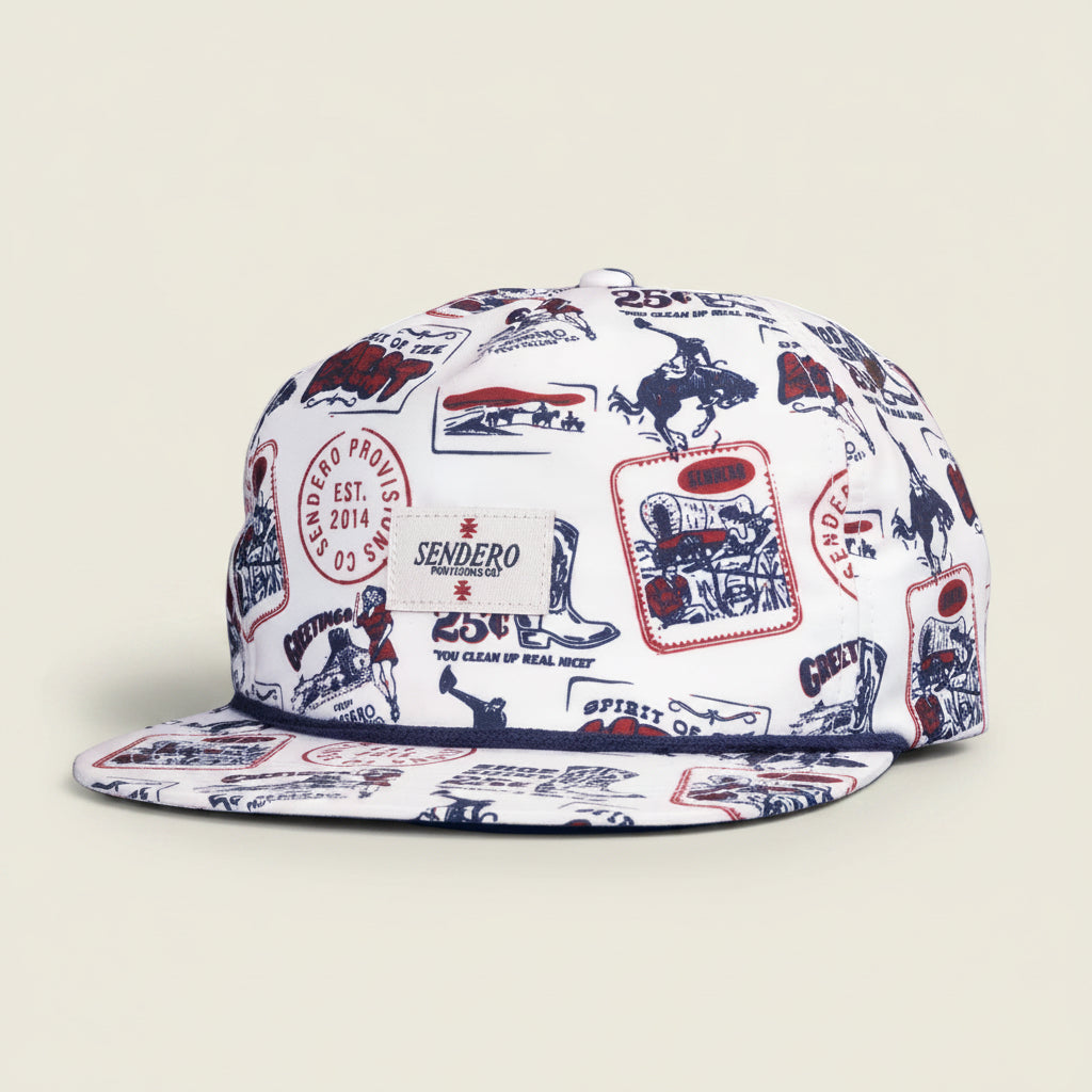Postcard Print Hat
