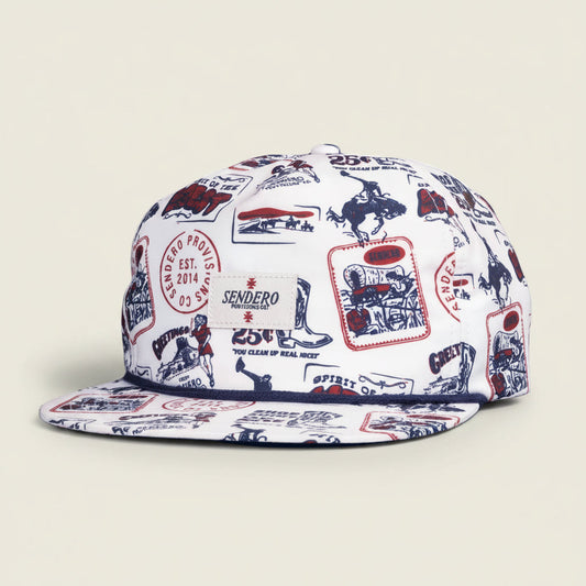 Postcard Print Hat