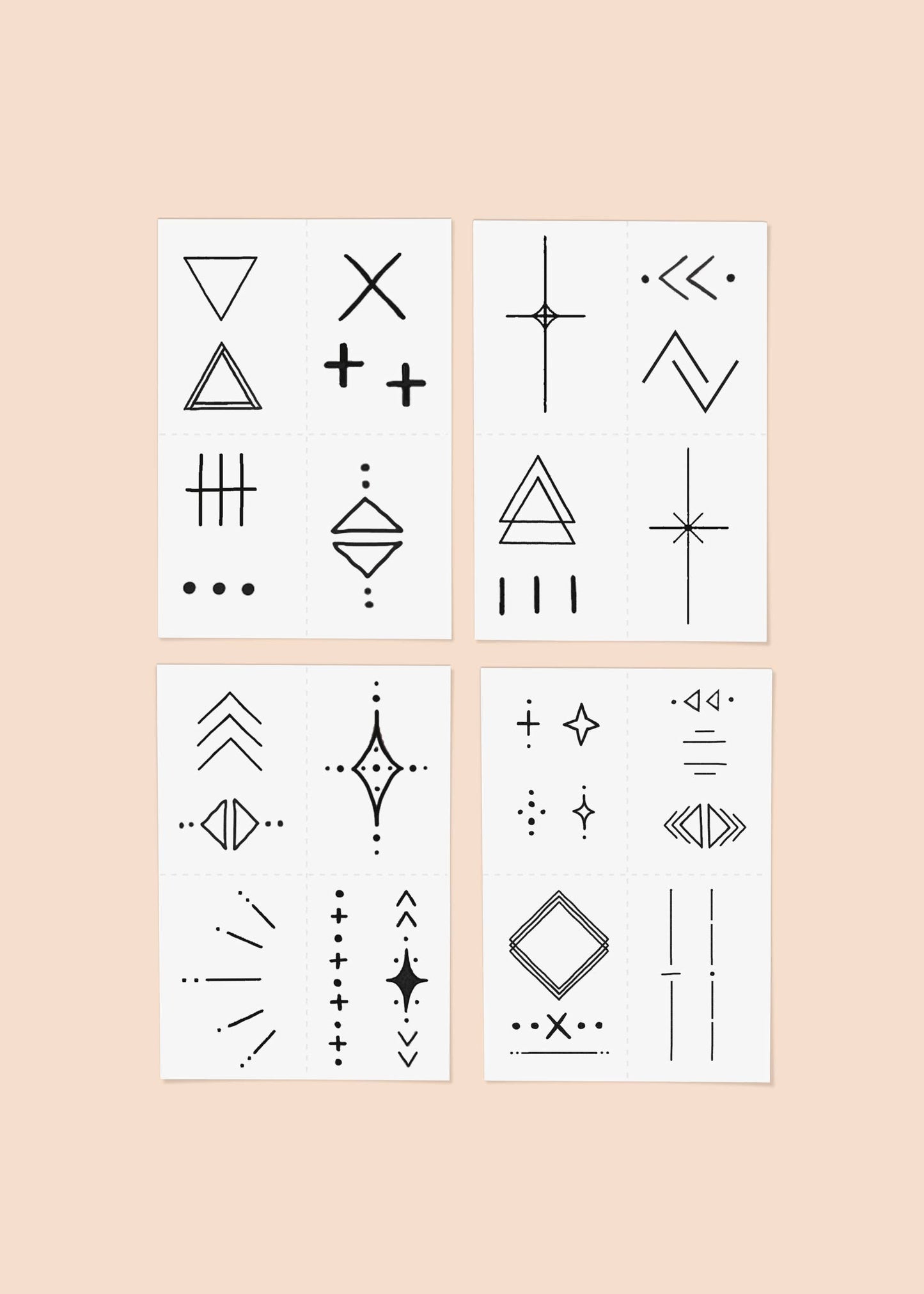INKED by Dani - Linear Temporary Tattoo Pack