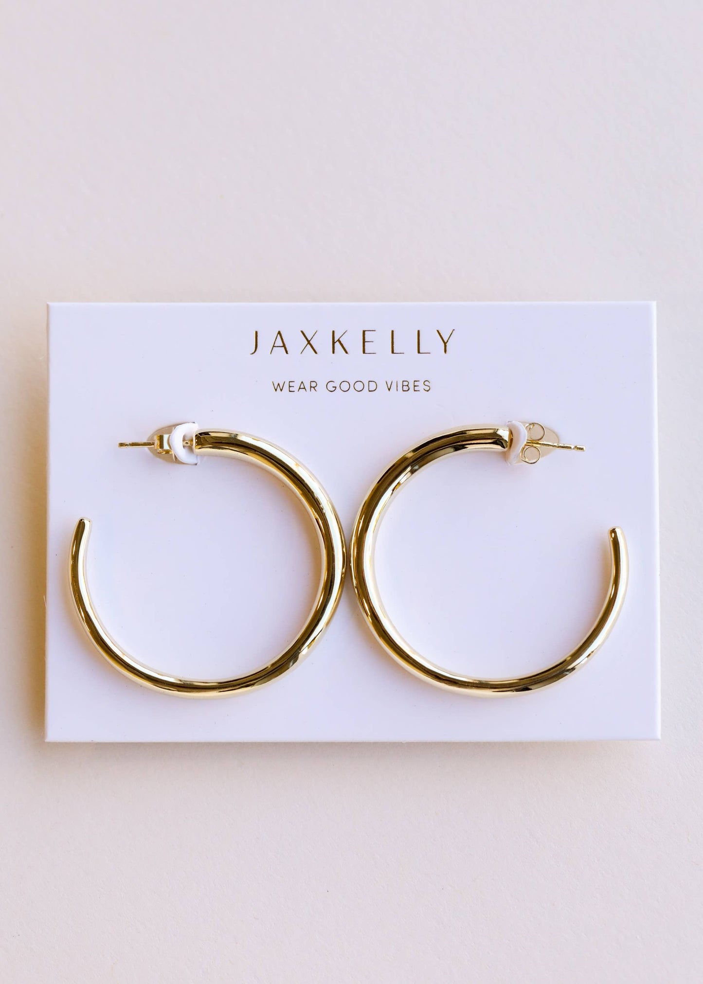 Everyday Gold Hoop Earrings - Large - JaxKelly