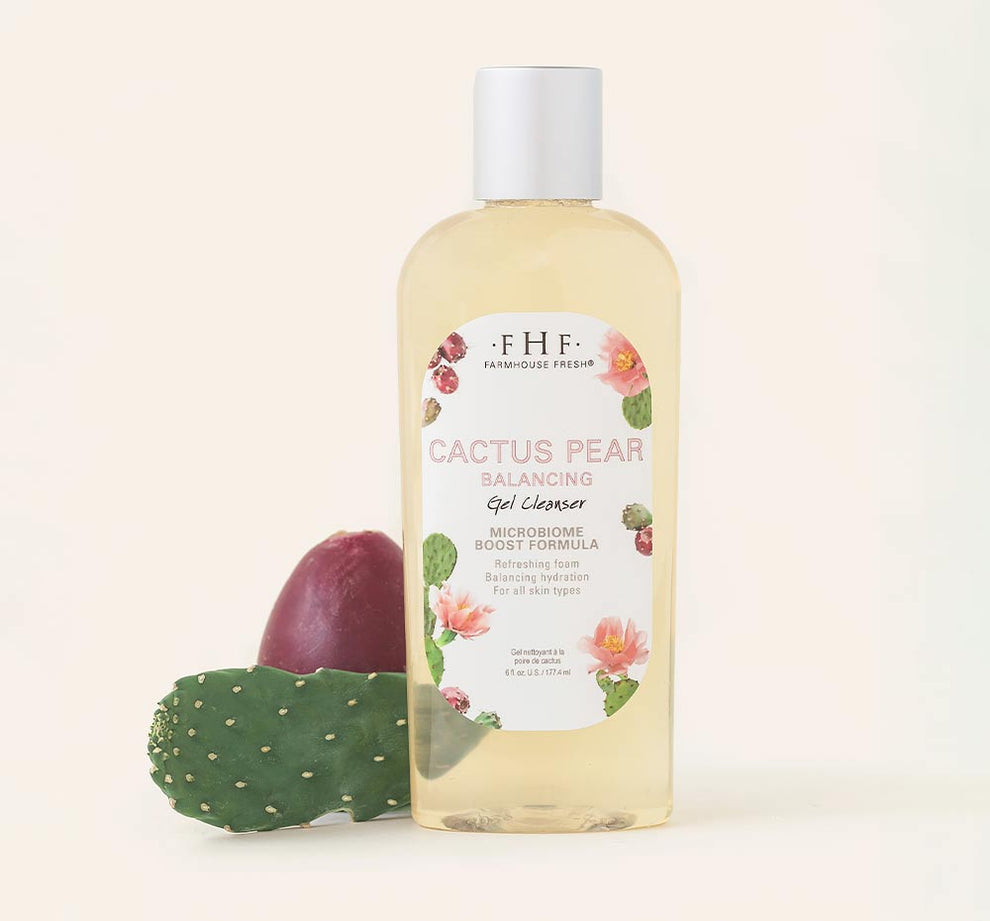 Cactus Pear Balancing Gel Cleanser - FarmHouse Fresh
