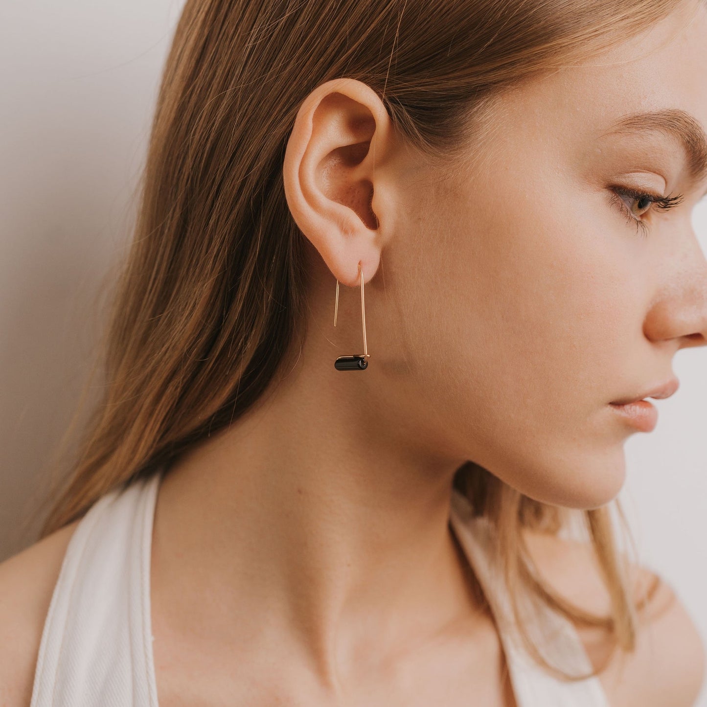 Black Onyx Drop Earrings