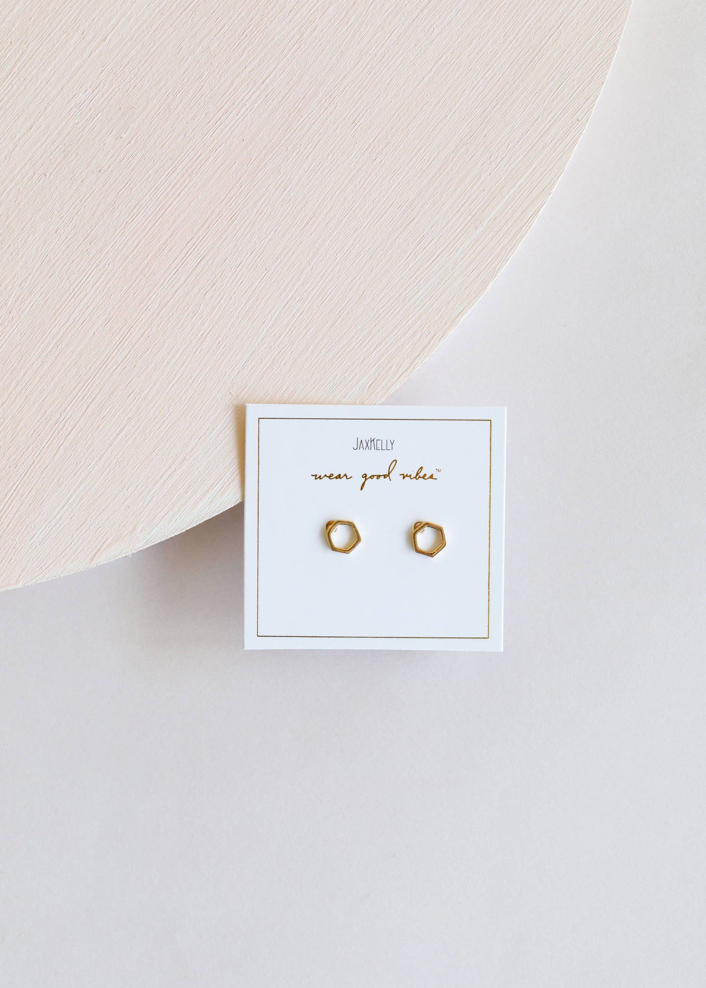 Minimalist - Hexagon - Earring