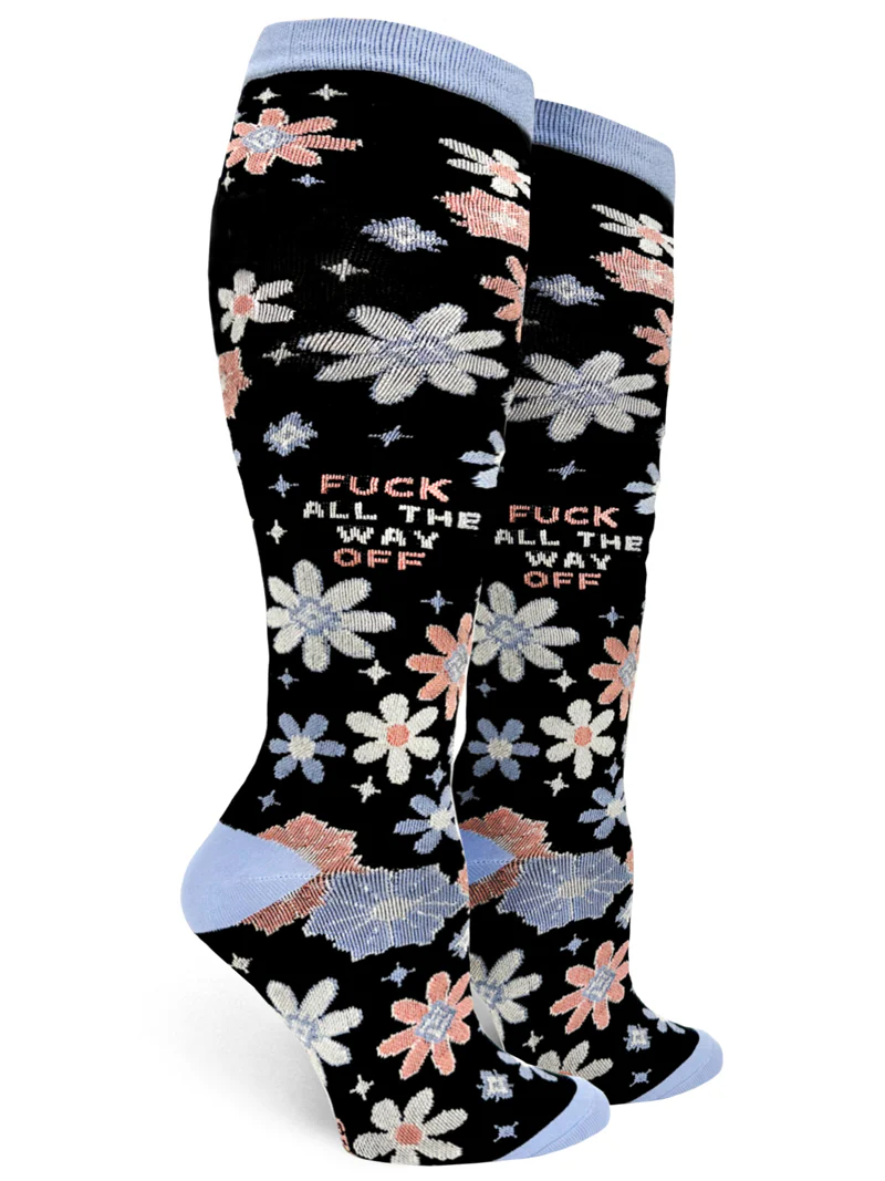 Fuck All The Way Off Women’s Compression Socks