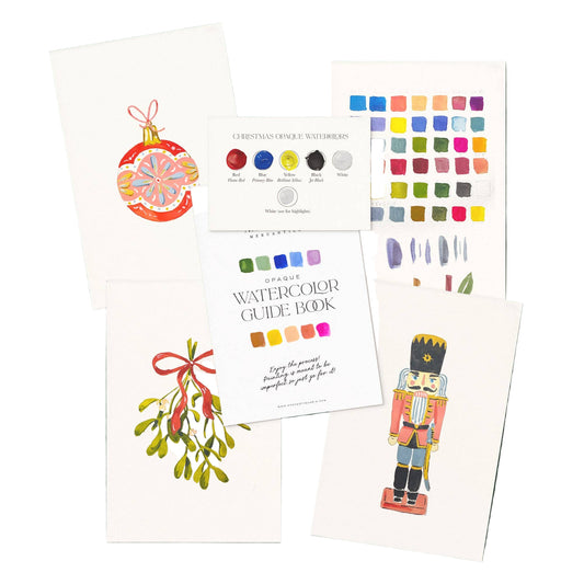 Antiquaria Watercolor Painting Kit: Christmas