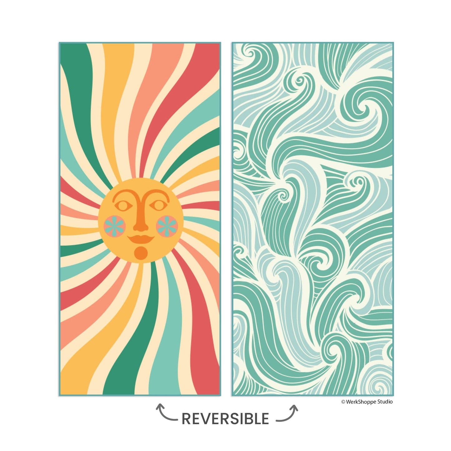 Sun And Sea | Go Big Microfiber Beach Towel