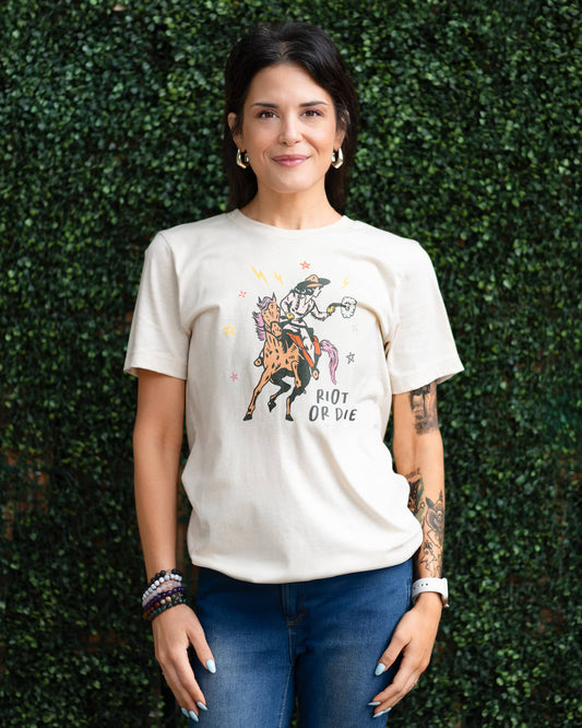 "Riot or Die" Full-Color Tee