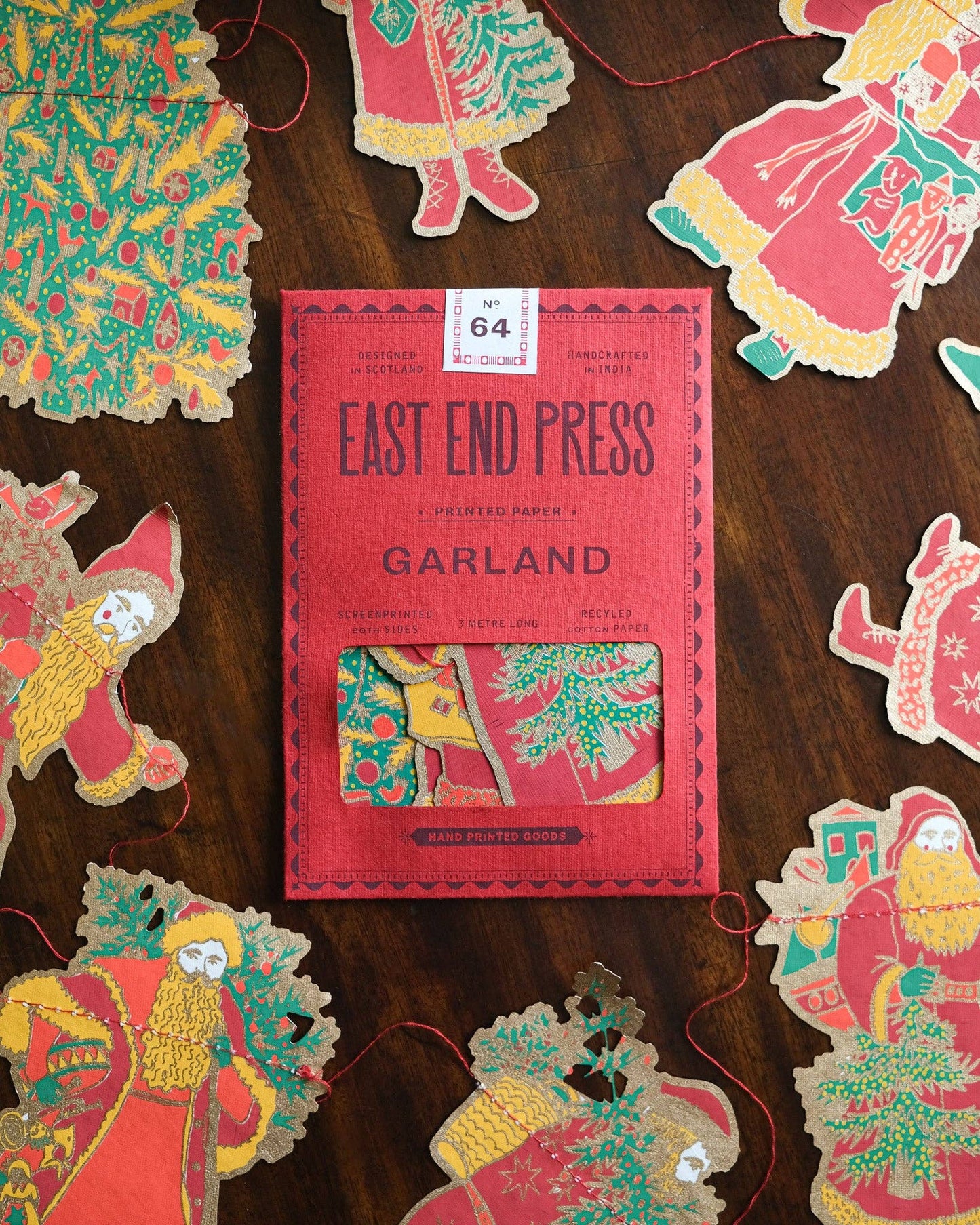 Saint Nicholas Garland - Screen Printed by Hand
