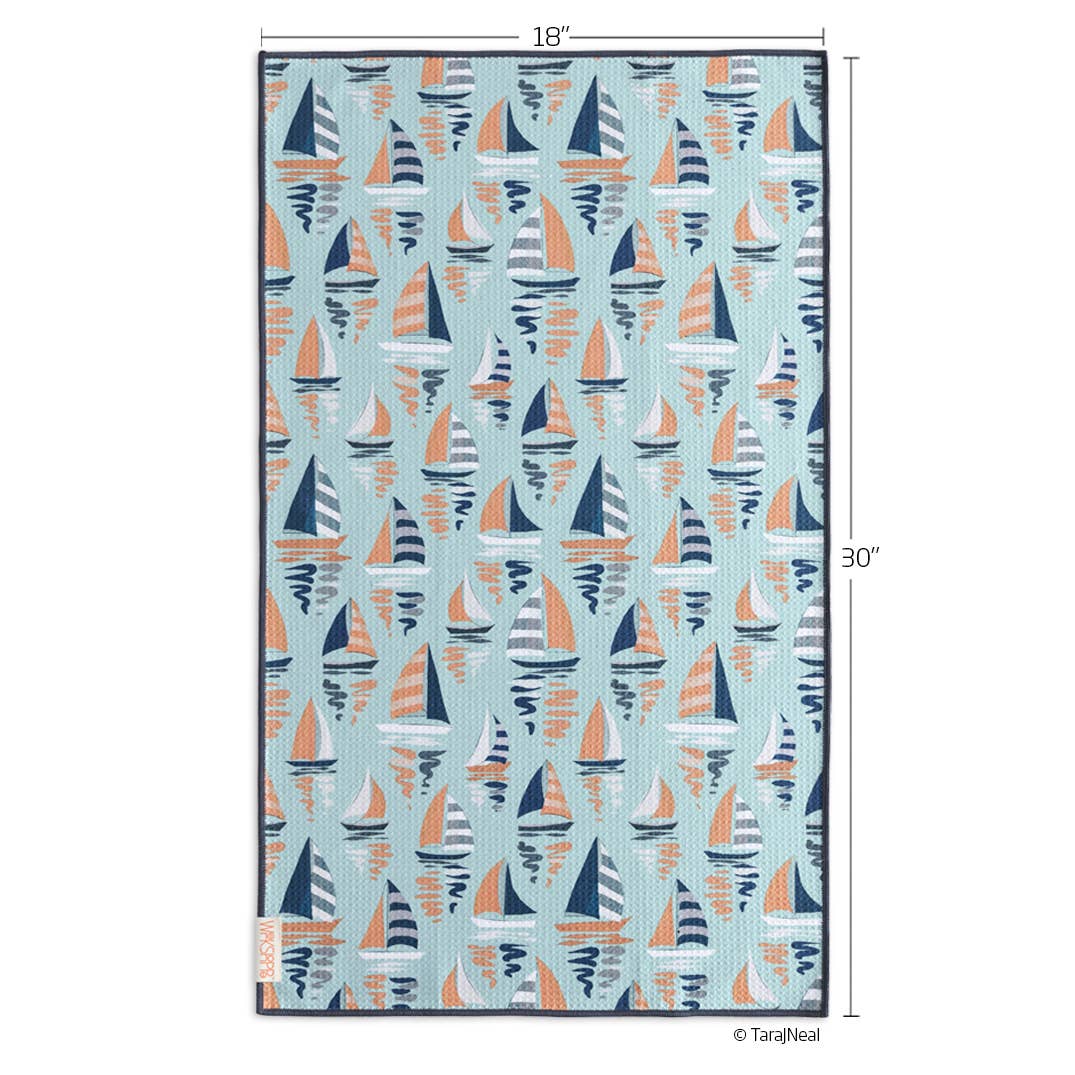 Gone Sailing | Microfiber Kitchen Dish Towel