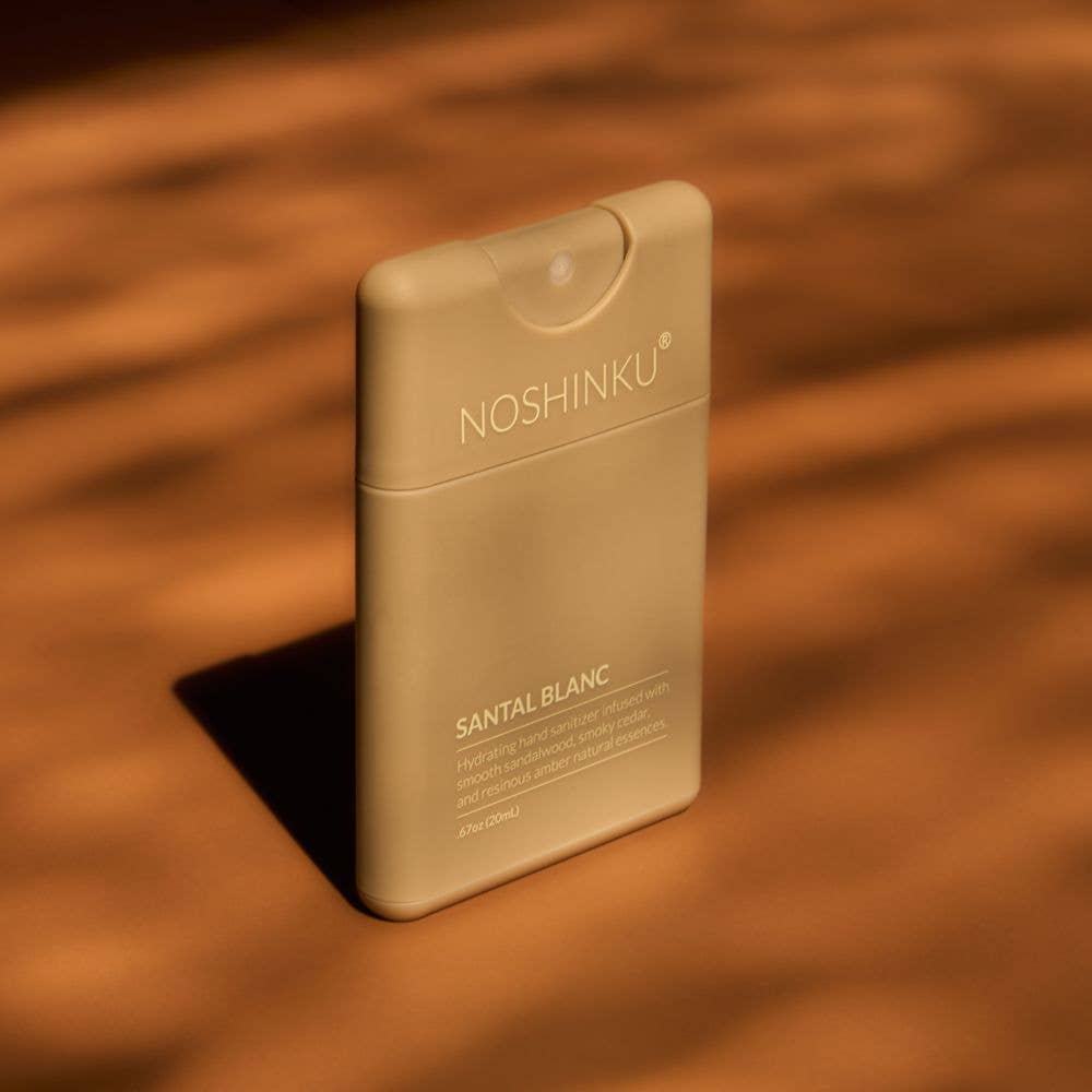 Refillable Santal Blanc Hydrating Pocket Hand Sanitizer - Noshinku
