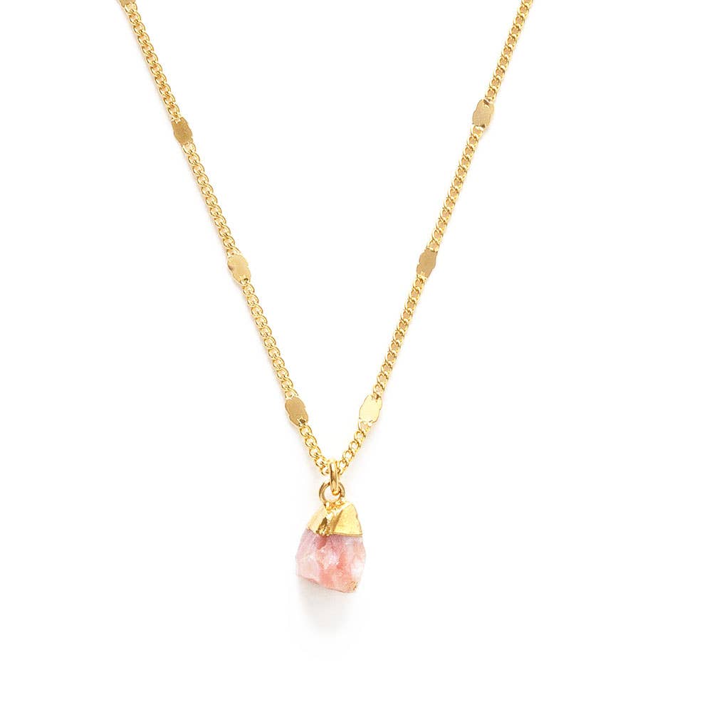Raw Cut Gemstone Necklaces - Amano Studio