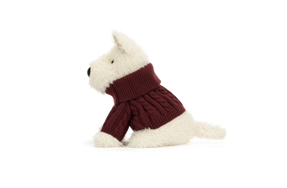 Munro Scottie Dog 'Winter Jumper' - JELLYCAT