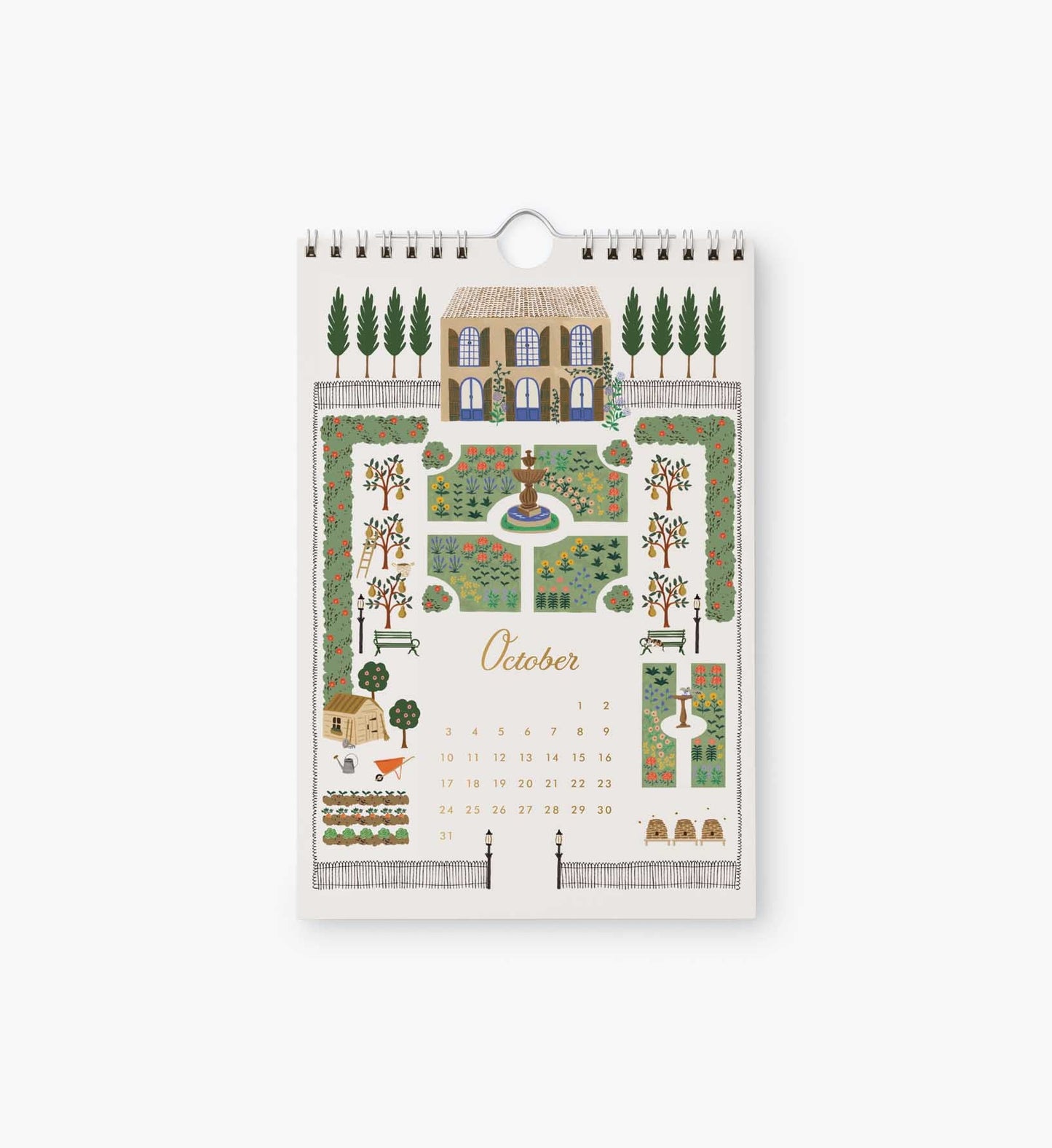 2027 Garden Study Kitchen Calendar (6x9)