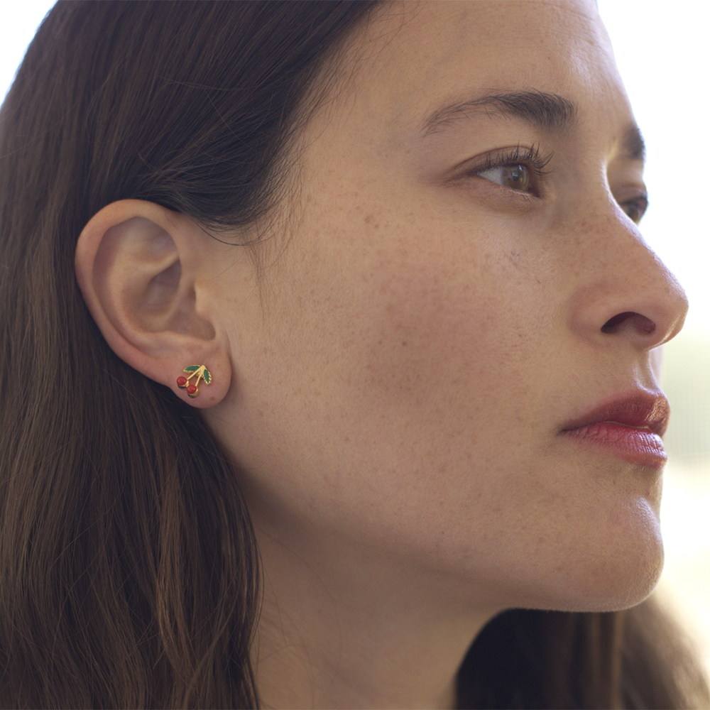 Cherry Stud Earrings - Amano Studio