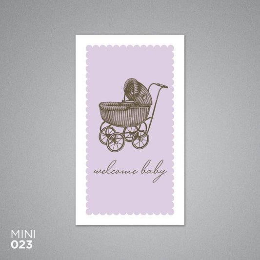 Welcome Baby Card- Mini