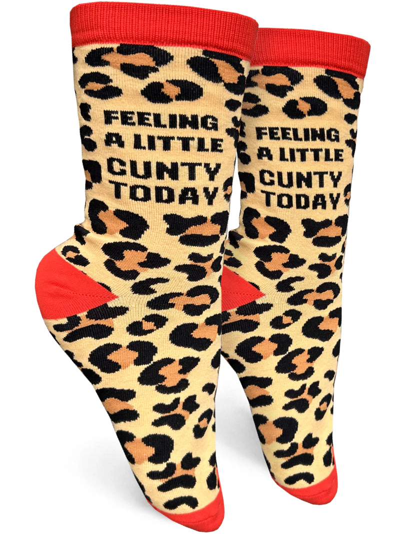 Feeling A Little Cunty Today Women’s Crew Socks