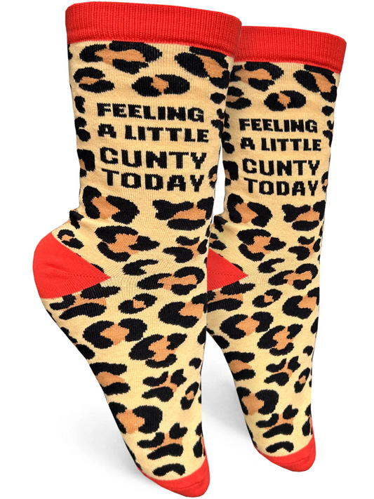 Feeling A Little Cunty Today Women’s Crew Socks