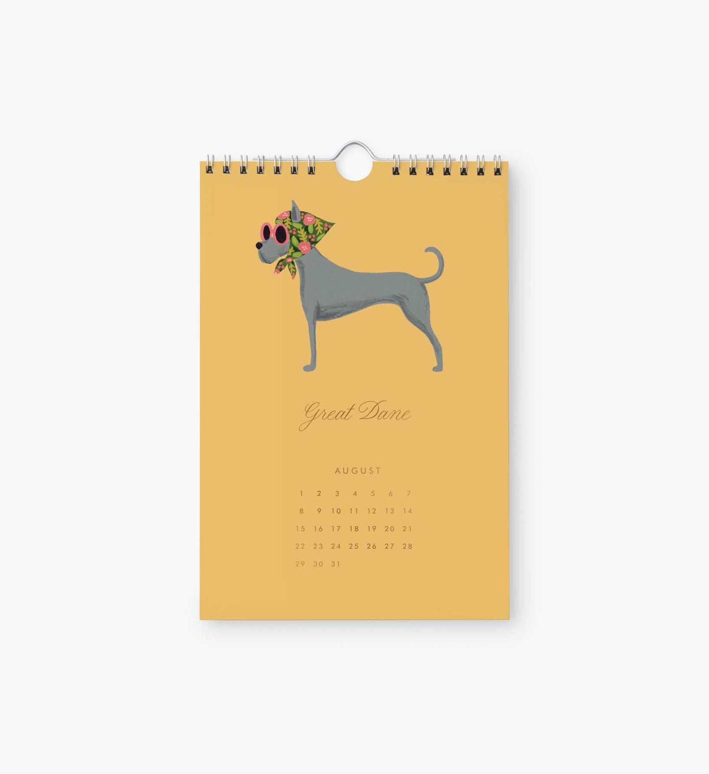 2027 Dog of the Month Kitchen Calendar (6x9)
