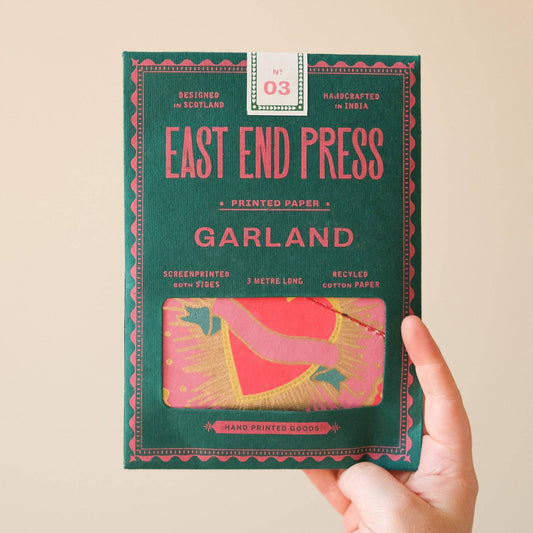 Hearts Sewn Garland - East End Press