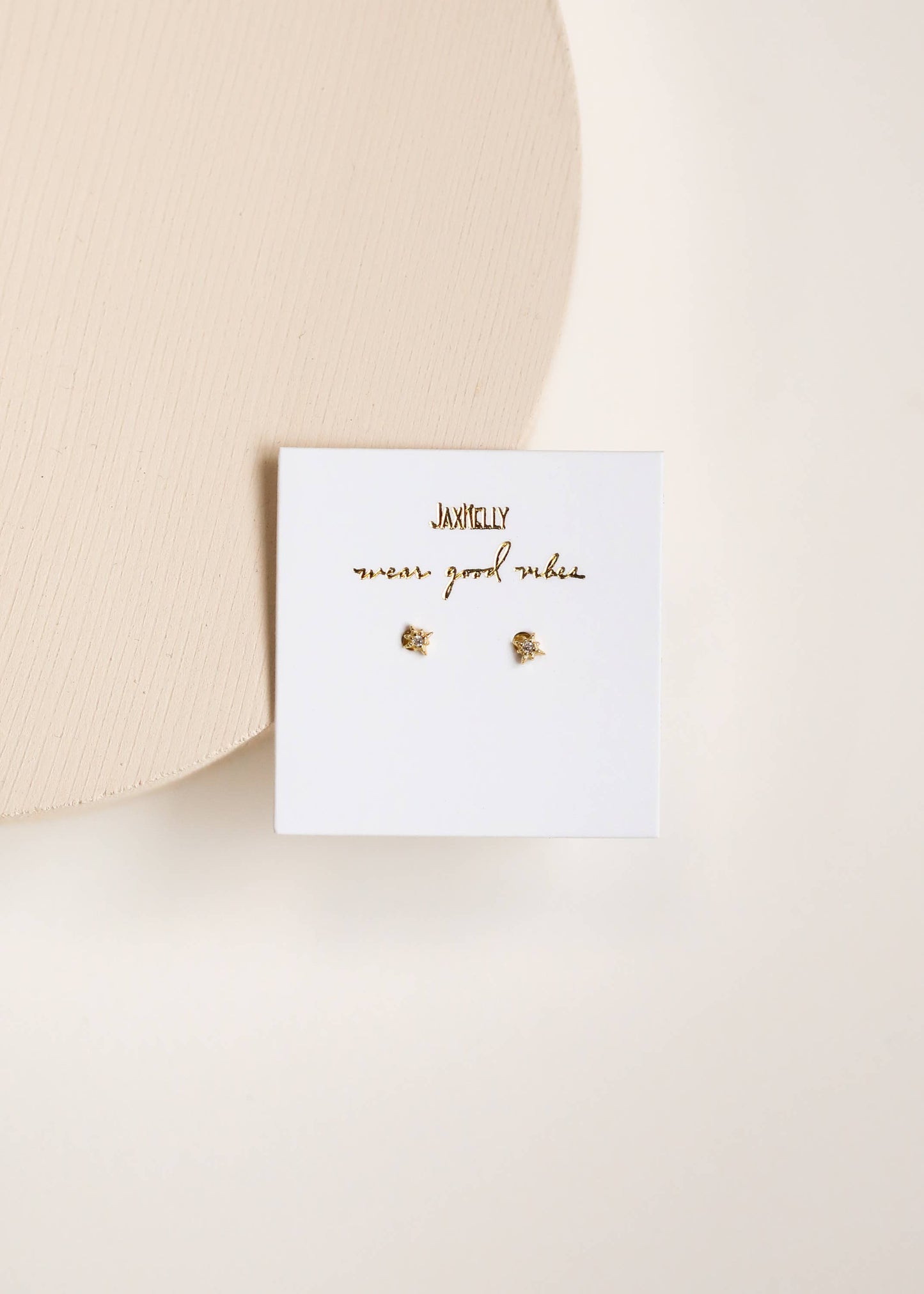 Tiny Stud - Star - Gold Earrings