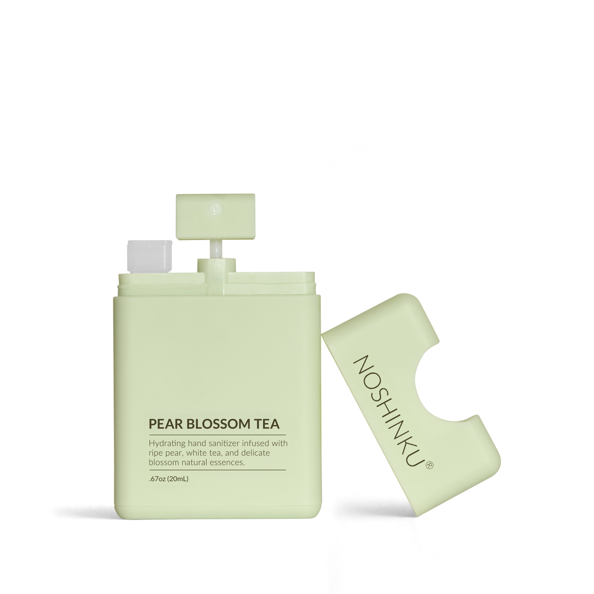 Refillable Pear Blossom Tea Hydrating Pocket Hand Sanitizer - Noshinku