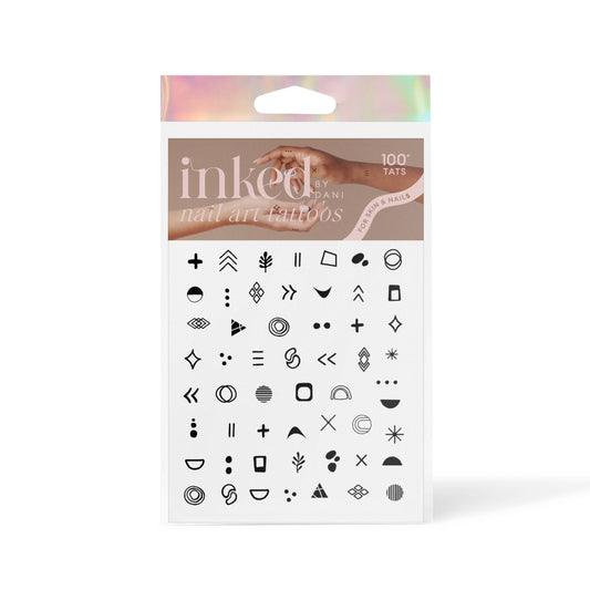 INKED by Dani - Mod Nail Art Temporary Tattoo Pack