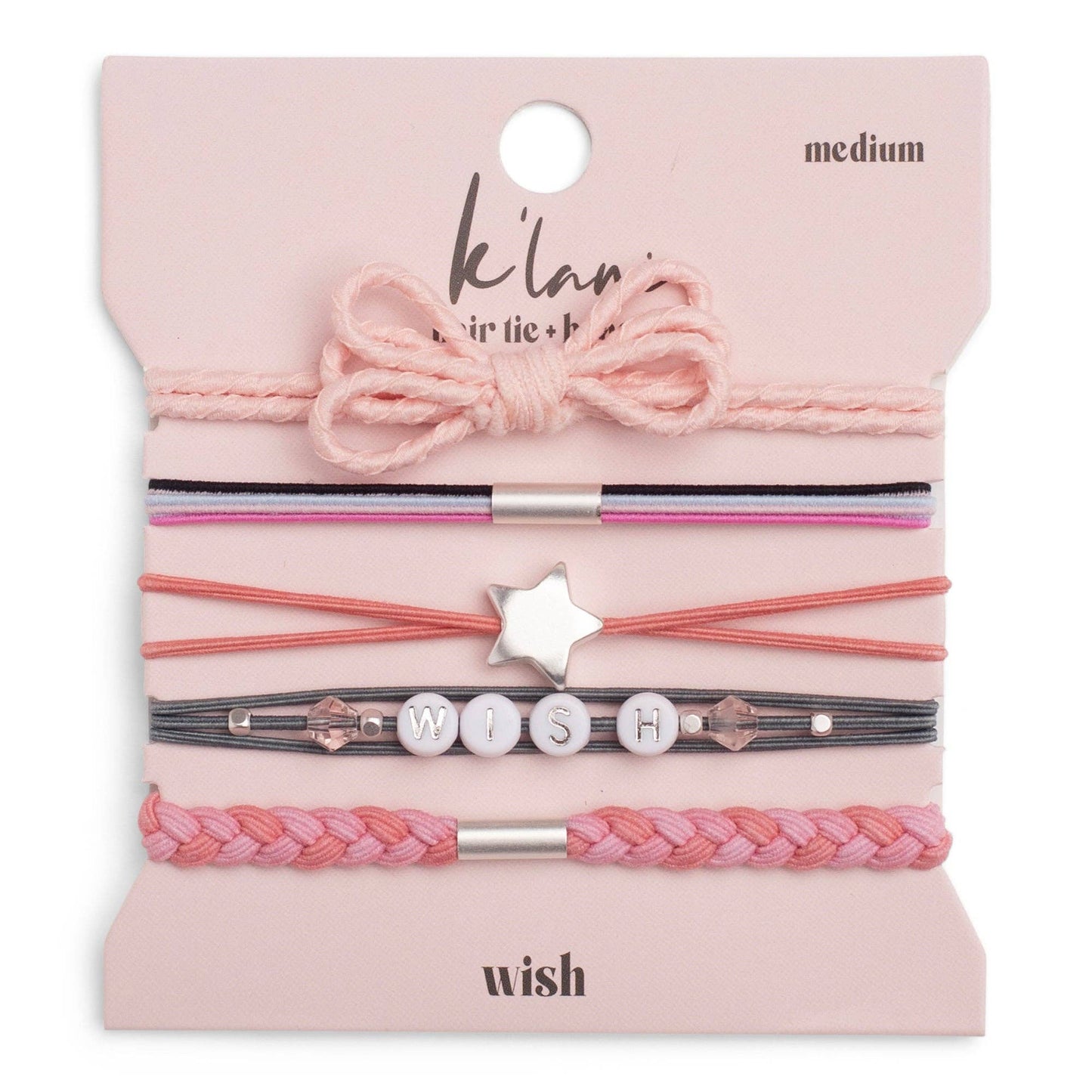 Wish - Hair Tie Bracelet Set