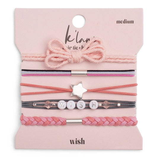 Wish - Hair Tie Bracelet Set