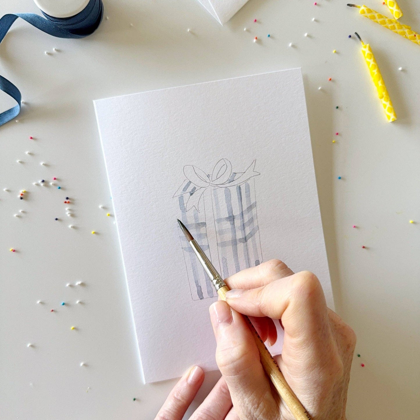 Celebrate Paintable Notecards - emily lex studio
