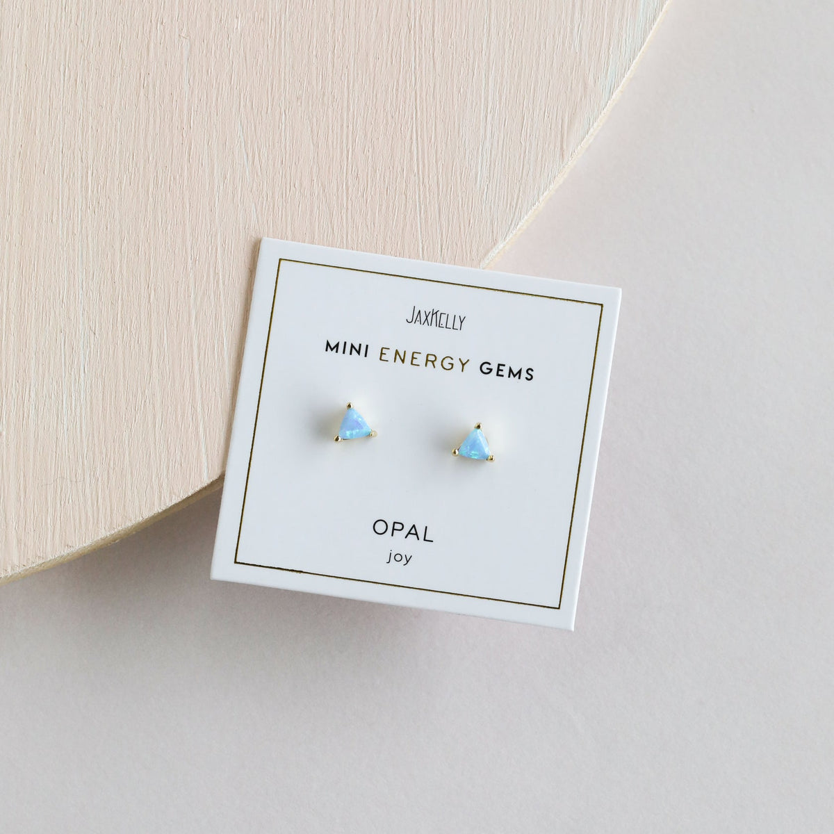 Fire Opal Mini Gem Studs - JaxKelly