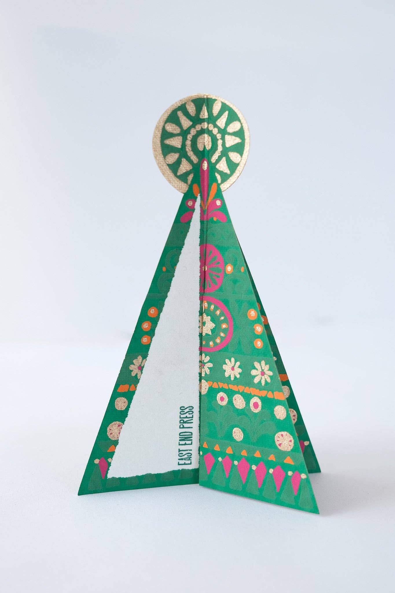 Patterned Tree Greeting Card - East End Press