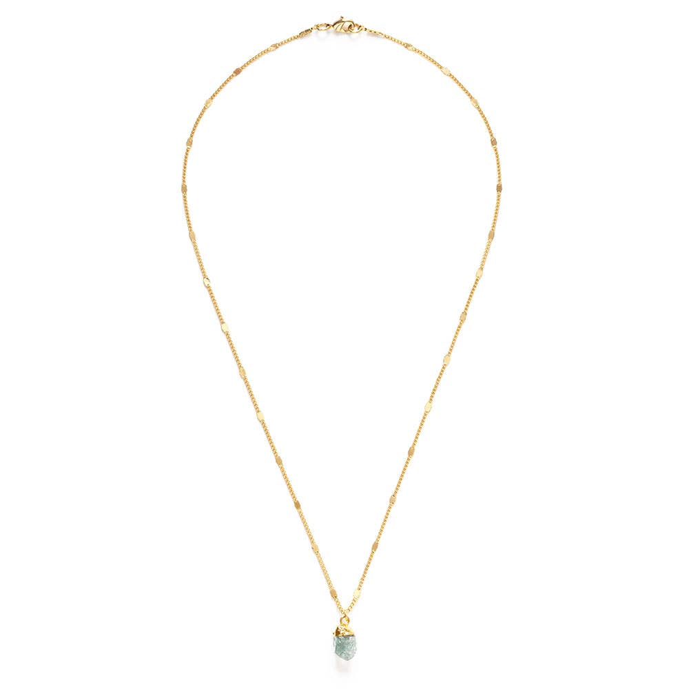 Raw Cut Gemstone Necklaces - Amano Studio