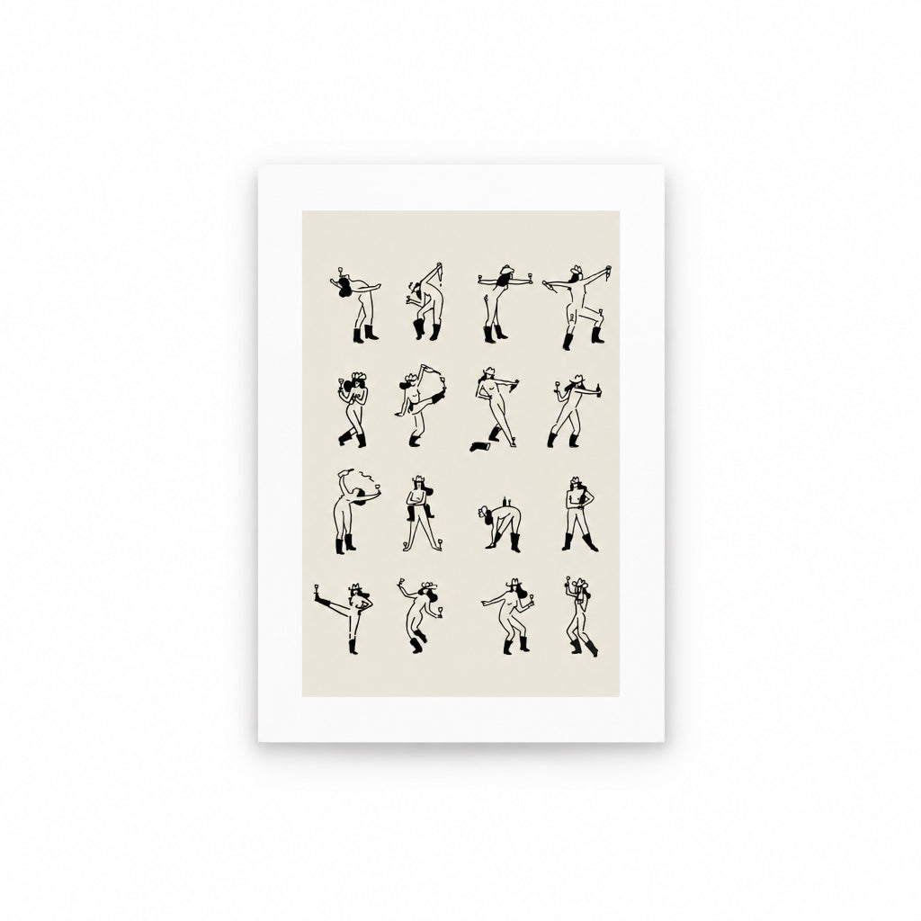 “Wine Dancing” Art Print - Tumbleweed Design Studios