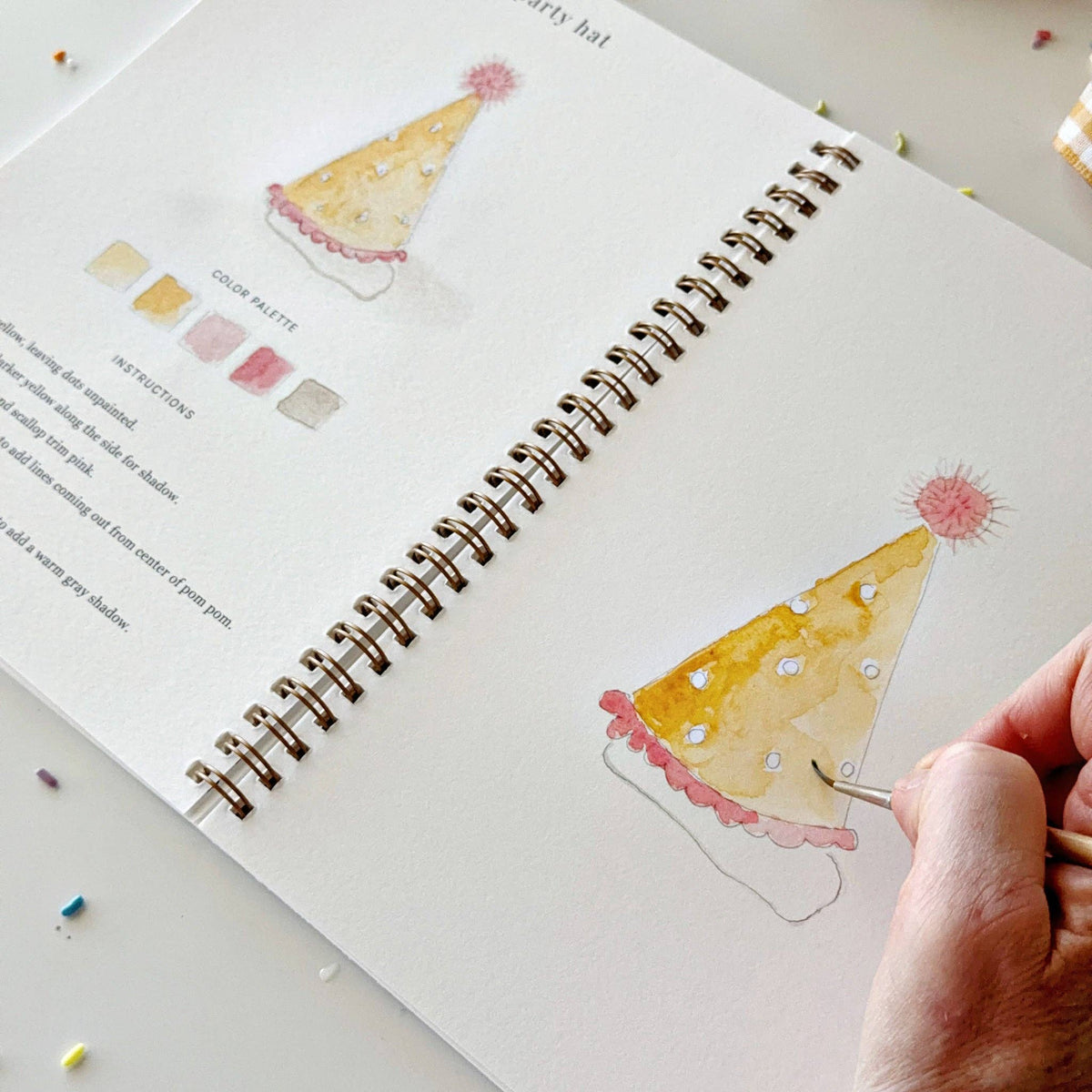 Celebrate Watercolor Workbook - emily lex studio
