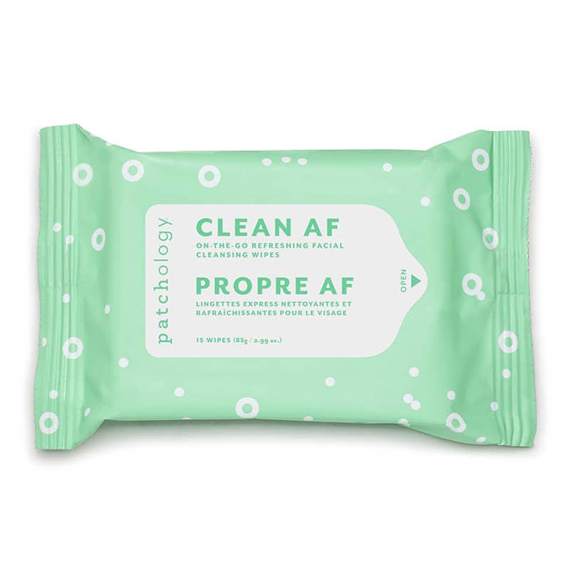 Clean AF - On-The-Go Refreshing Facial Cleansing Wipes - Patchology