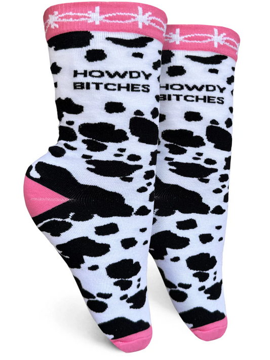 Howdy Bitches Women’s Crew Socks
