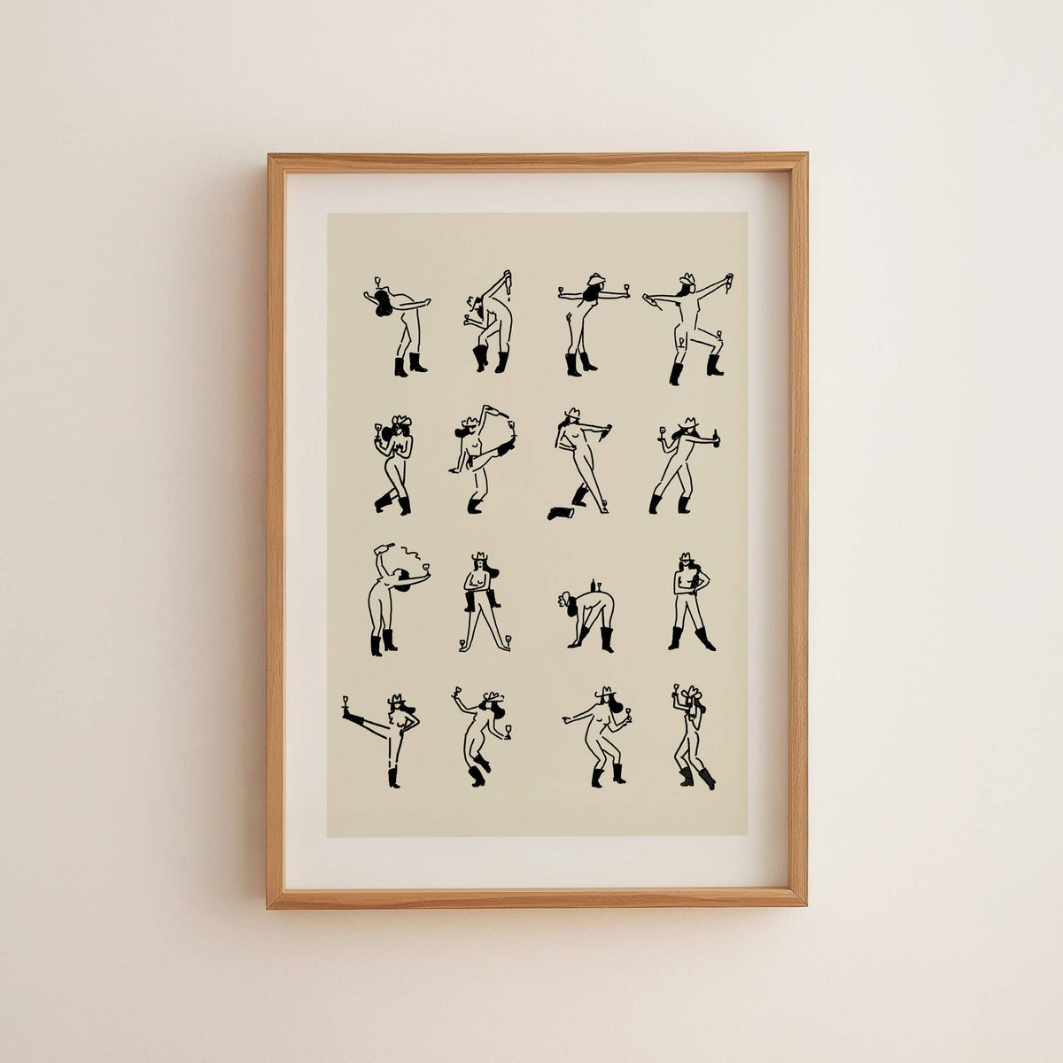 “Wine Dancing” Art Print - Tumbleweed Design Studios