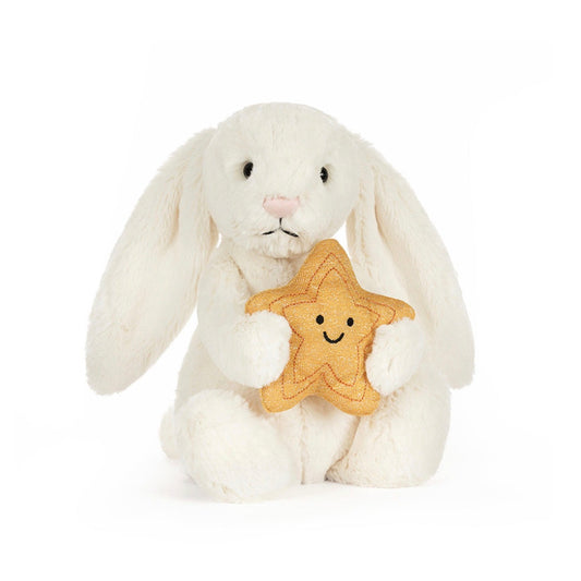 Cream Bunny With Star - JELLYCAT