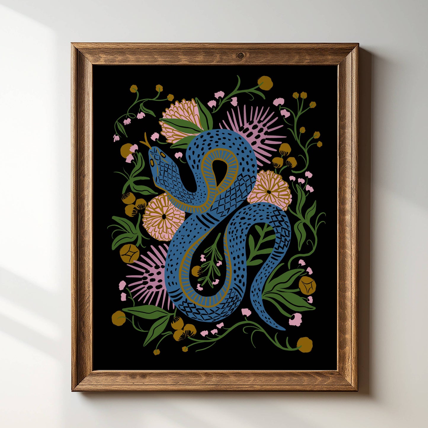 Charmed Snake 8x10 Giclée Art Print - Tara Reed