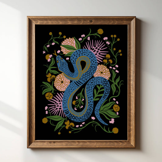 Charmed Snake 8x10 Giclée Art Print - Tara Reed