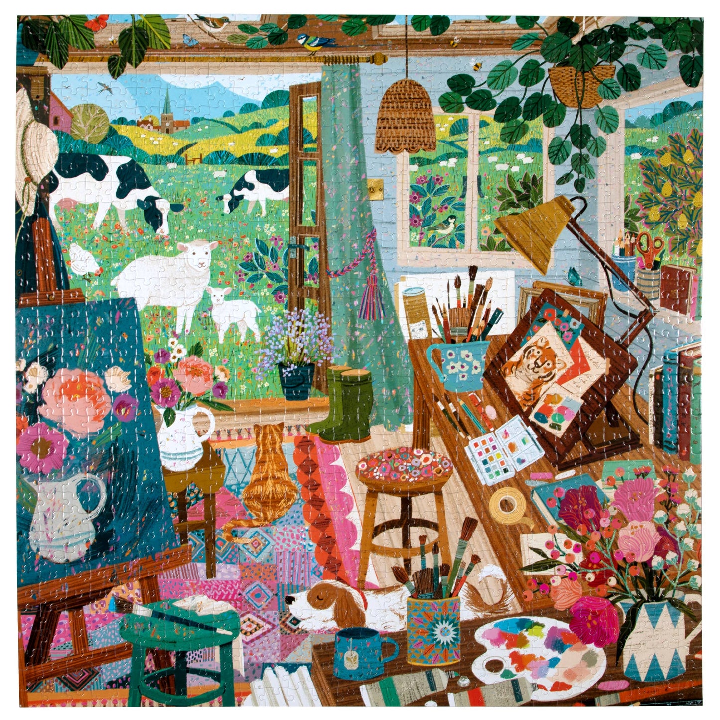 Artist's Cottage 1000 Sq Puzzle